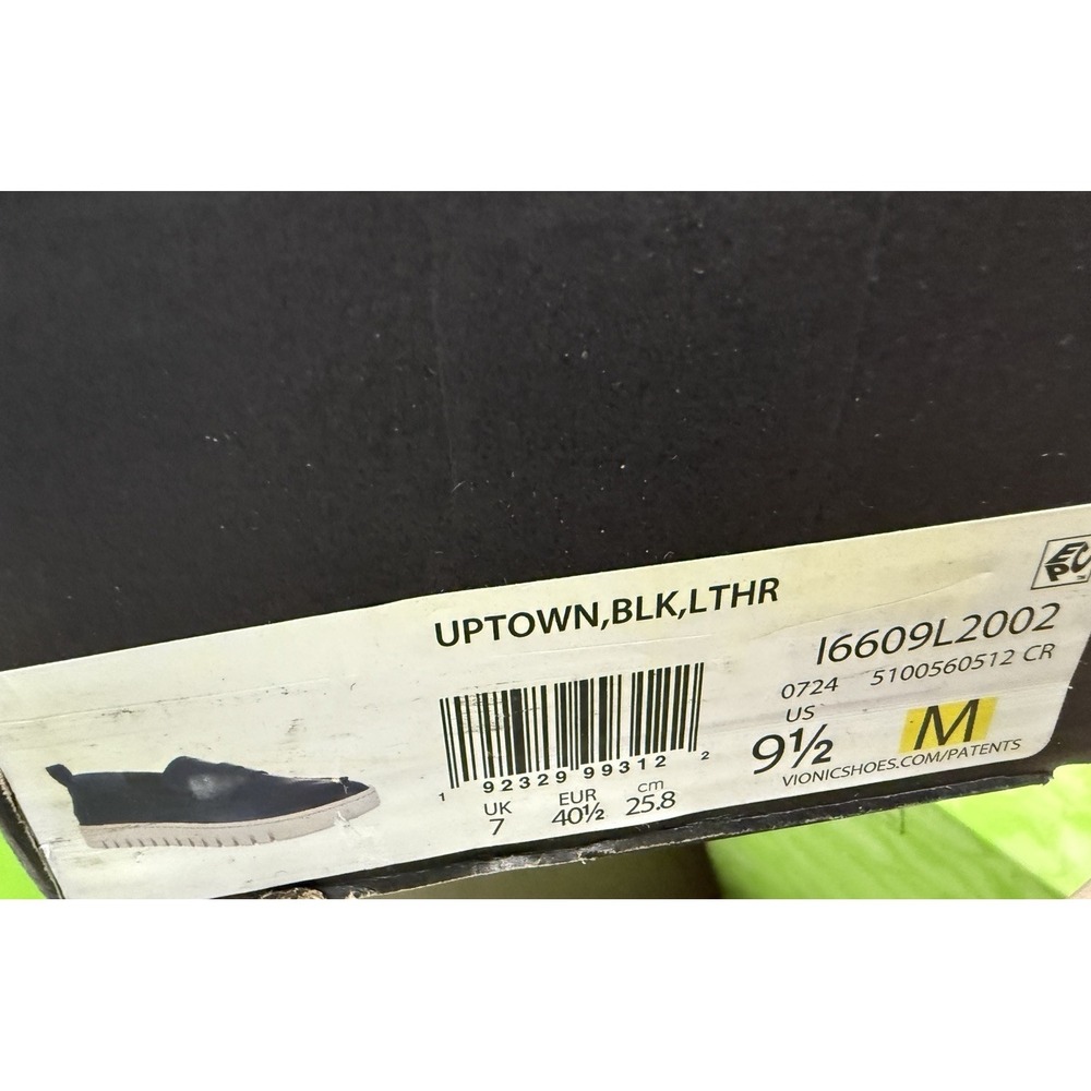 Vionic Uptown Slip On Loafer Womens 9.5 Medium Black Leather Arch Support New - Picture 9 of 10
